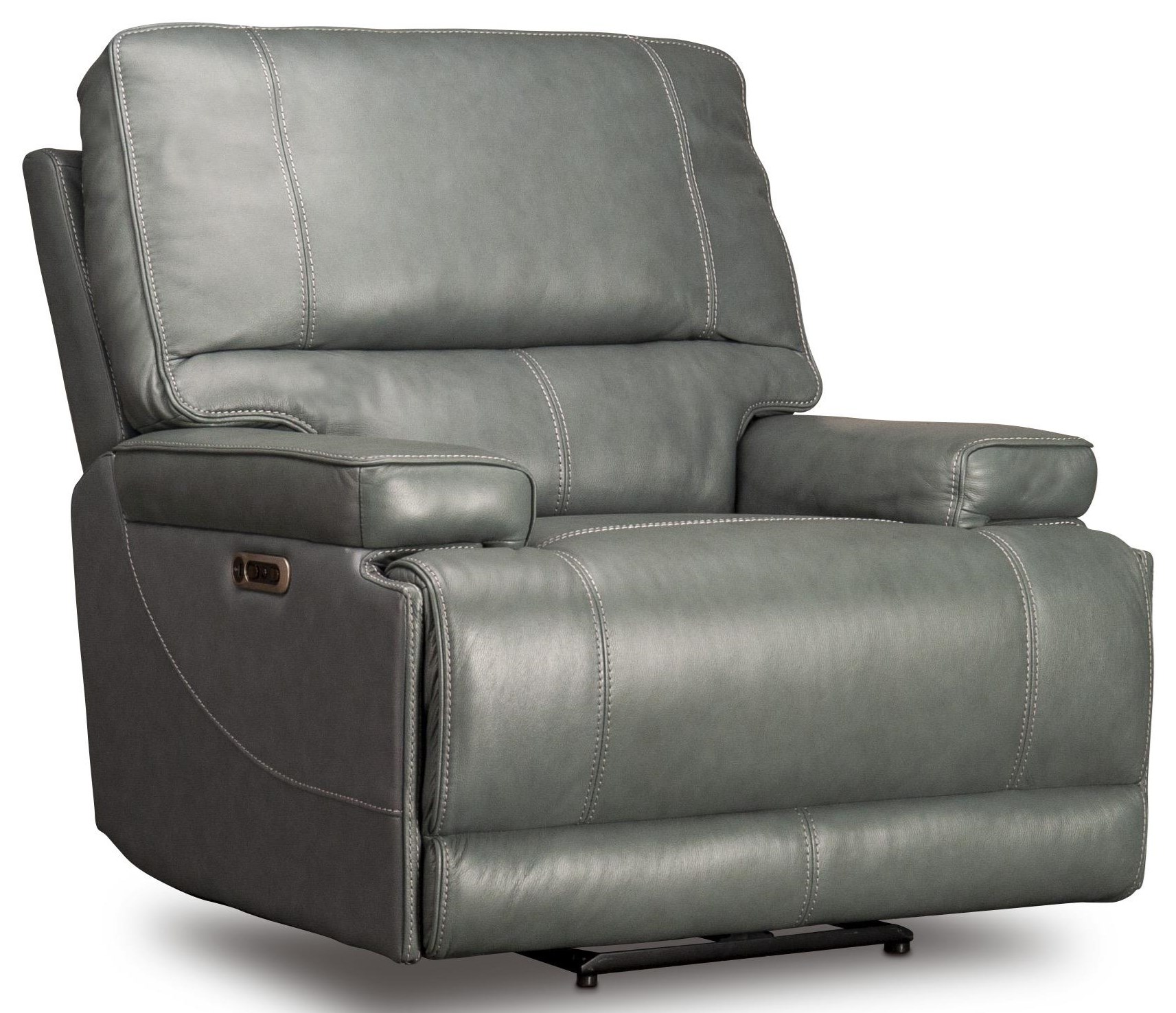 Hurdland leather hot sale power recliner